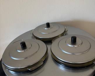 Mid-Century Modern Chase Brand Electric Snack Server, designed by Howard Reichenbach in the 1930s.