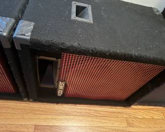 Rock West PA Speaker Cabinet with Red Grill Cabinet $300 pair