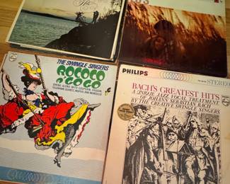 Collection of Four Jazz and Vocal Vinyl LP Records