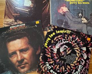 Jerry Lee Lewis Vinyl Record Collection