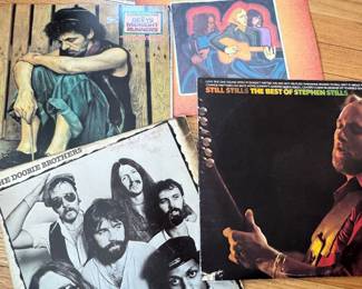 Rock and Pop Vinyl Record Collection