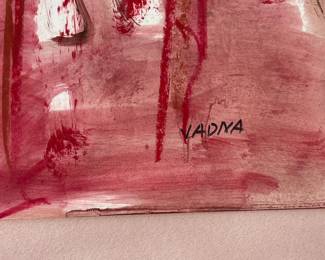 Mixed-media work on paper by Vadna S. Gardner