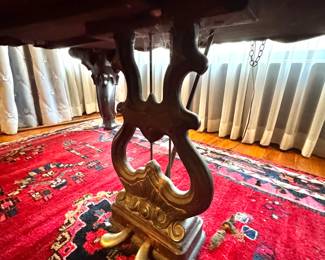 Steinway & Sons Rococo Victorian Brazilian Rosewood Grand Piano