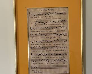 Page of Gregorian chant - The text is from Psalm 40:7-9