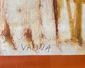 Mixed-media work on paper by Vadna S. Gardner