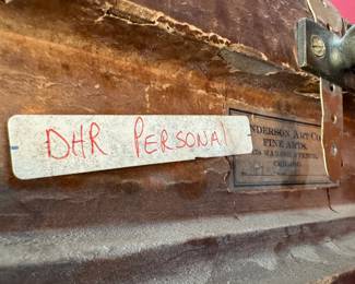 Anderson Art Co. Fine Arts Leather Bound Artist Supply Box