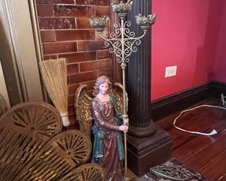 Angelic floor candelabra or torchère