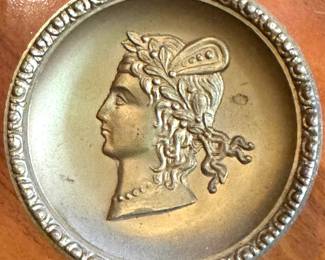 $4500 - American Empire / Classical Revival Burl Walnut Hall Tree