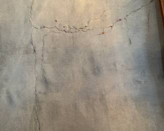 Monumental Early 20th Century Oil Painting – Missionary Scene (59w x 101h)