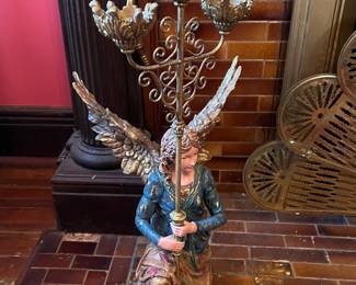Angelic floor candelabra or torchère