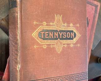 Victorian Cloth-Bound Edition of the Poetical Works of Alfred, Lord Tennyson
