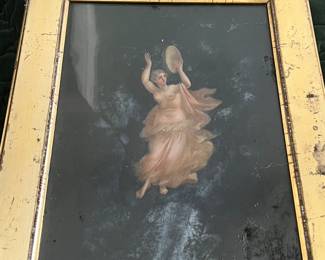 Dancing Maenad - Spirit of the Tambourine - Pompeian Dancer in Pink Drapery