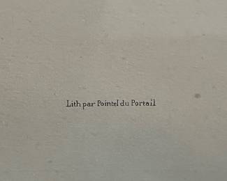 Lith par Pointel du Portail - Pointel du Portail responsible for the "lithography"