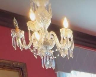 Waterford 4-Arm Crystal Chandelier