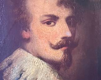 Portrait of a Gentleman in a Ruff by Anthony Van Dyck (25.5" w x 30"h)