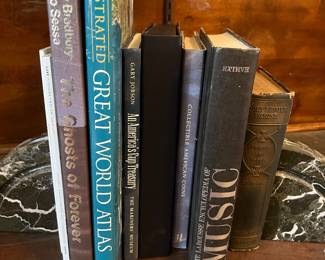 Assorted collection of vintage and modern hardcover books