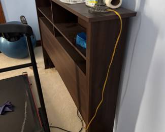 Contemporary Wooden Console Table with Open Shelving