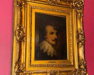 $14,000 - Portrait of a Gentleman in a Ruff by Anthony Van Dyck (25.5" w x 30"h)