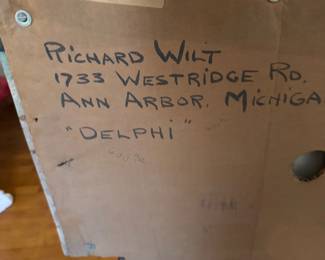 Richard Wilt "Delphi" Abstract – Signed MCM Original