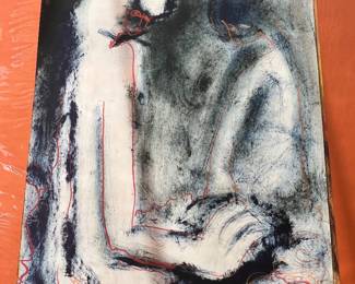 Mixed-media work on paper by Vadna S. Gardner