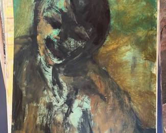 Mixed-media work on paper by Vadna S. Gardner