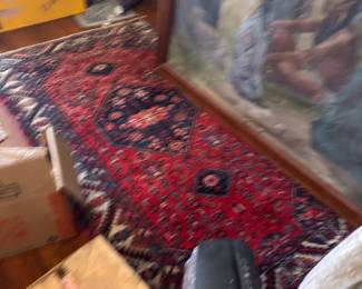 Persian Hand-Knotted Silk Carpet with Floral Medallion Design