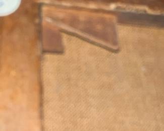 Anthony van Dyck Oil on Canvas Back