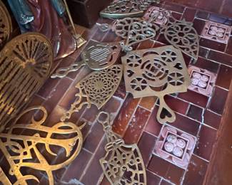 Antique Brass Trivets