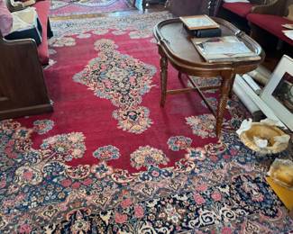 Antique Persian Sarouk Room Size Rug – Hand-Knotted Floral Medallion 10x12