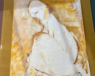 Mixed-media work on paper by Vadna S. Gardner