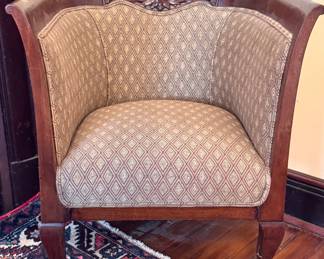 $1500 - Renaissance Revival / Victorian Barrel Armchair