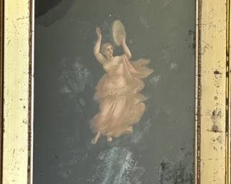 $550 - Figurative Painting of Classical Woman with Tambourine, by Eric Anderson Chicago