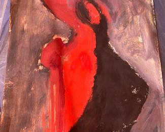 Mixed-media work on paper by Vadna S. Gardner