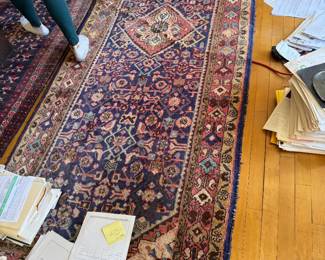 Persian Kashan Area Rug with Floral Motif and Rich Color Palette