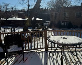 Wrought Iron Patio Table