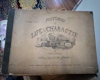 $250 - John Leech 1863 Punch Illustrations Folio – Pictures of Life & Character Victorian Print Book