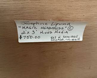 Josephine Lipuma and the title as "Magic Headdress.