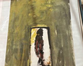 Mixed-media work on paper by Vadna S. Gardner