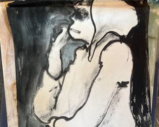 Mixed-media work on paper by Vadna S. Gardner