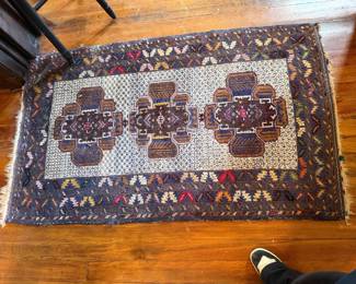 Hand-Knotted Northwest Persian Style Tribal Wool Runner
