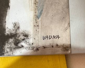 Mixed-media work on paper by Vadna S. Gardner