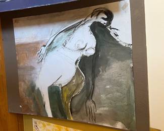 Mixed Media on Paper by Chicago Artist Vadna S Gardner