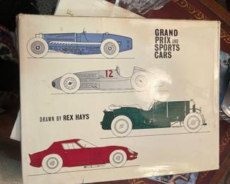 Hardcover Illustrated Book — Grand Prix and Sports Cars by Rex Hays