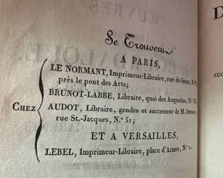 Paper Book — 1812 French Louis Bourdaloue Sermons Tome II