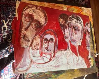 Mixed Media on Paper by Chicago Artist Vadna S Gardner