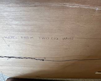 HANG FROM TWO (2) NAILS.