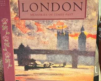 London Memories of Times Past Hardcover Book by Mary Anne Evans