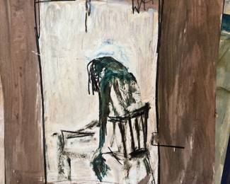 Mixed-media work on paper by Vadna S. Gardner