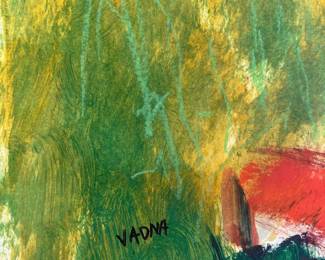 Mixed-media work on paper by Vadna S. Gardner