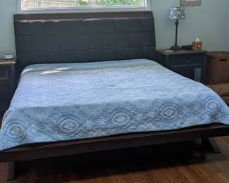King size bed frame- NO MATTRESSES INCLUDED